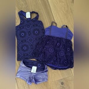 Ivivva lot by lululemon Purple Kids Matching Set